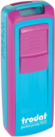 Trodat Pocket Printy 9512 Rectangular Self-Inking Pocket Text Stamp