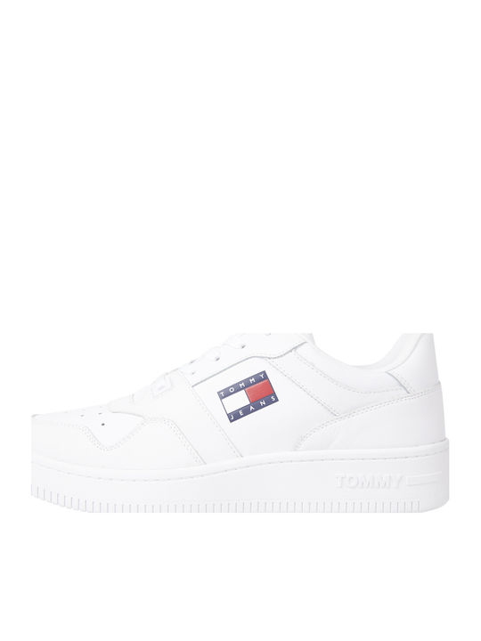 Retro Basket Sneakers White