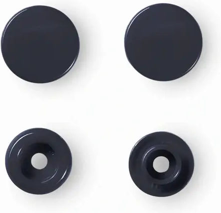Prym Color Snaps Navy Blue Plastic Capsule Sewing Supply 30pcs 393102