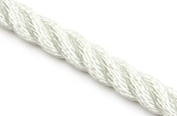 Cabo Rope Twisted 22mm Three-Strand Double Braided White