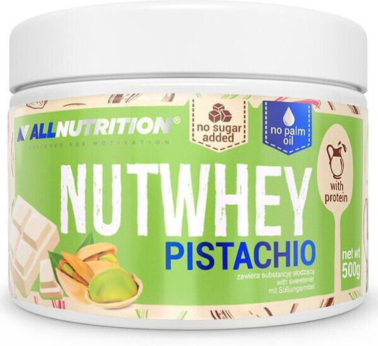 AllNutrition Άλειμμα Ψωμιού NutWhey χωρίς Προσθήκη Ζάχαρης με Pistachio 500gr