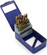 Tagred Set of 29 Drills HSS Titanium with Cylindrical Shank for Metal