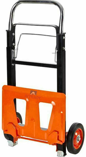 Black & Decker Cărucior de transport Pliabilă din aluminiu Pliabil pentru o Încărcătură cu Greutate de până la 90kg în Culorea Portocaliu