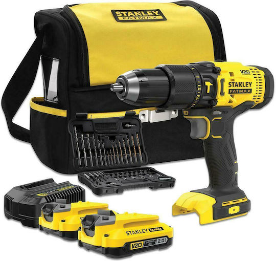 Stanley SFMCD711DSA Κρουστικό Δραπανοκατσάβιδο Μπαταρίας 18V 2x2Ah