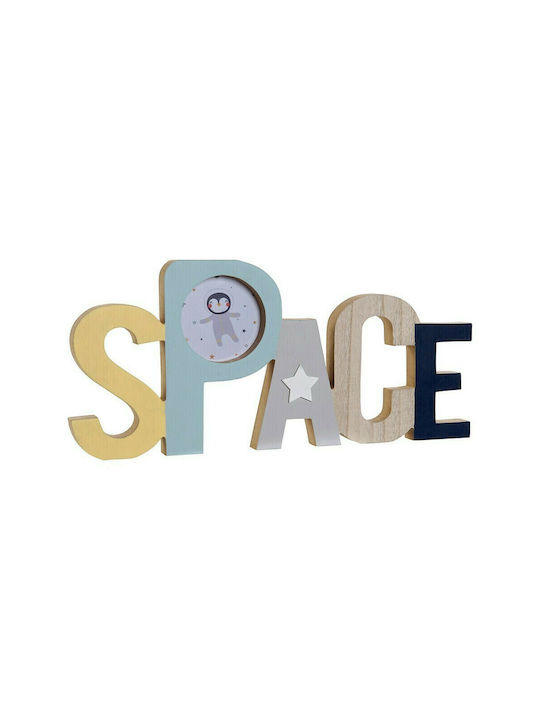 DKD Home Decor Επιτραπέζιο Διακοσμητικό Space από Ξύλο