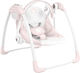 Kikka Boo Electric Baby Relax Swing 2 in 1 Chillo with Music Pink Hippo for Child up to 11kg