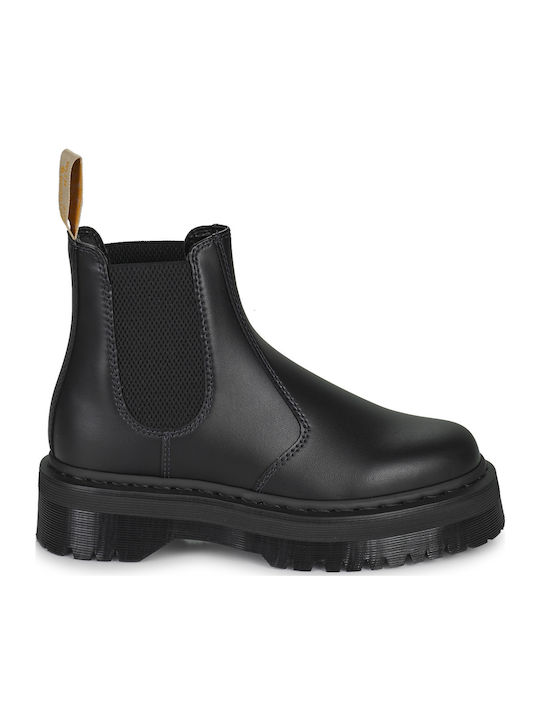 2976 Quad Leather Black Chelsea Boots