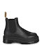 2976 Quad Leather Black Chelsea Boots