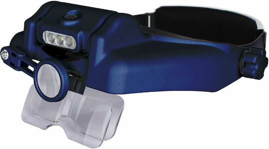 Discovery DHD 40 Ochelari / Mască de Muncă cu Mărire cu Transparenți Lentile și cu Lumină Led 1buc