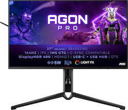 AOC AGON Pro AG274UXP IPS HDR Monitor de jocuri 27" 4K 3840x2160 144Hz cu Timp de Răspuns 1ms GTG