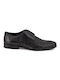 Boss Shoes Δερμάτινα Ανδρικά Σκαρπίνια Croco Black