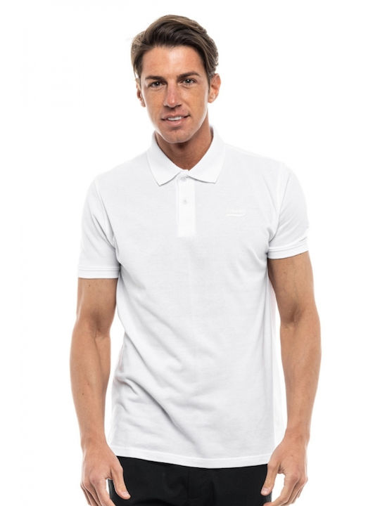 Splendid Men's Short Sleeve Blouse Polo White