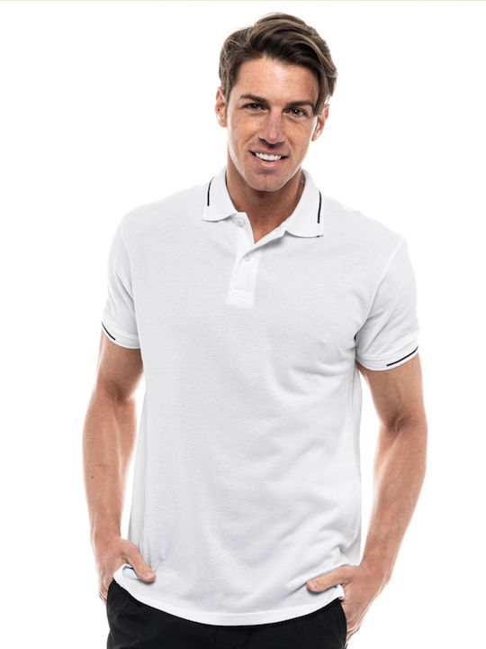 Biston Polo Short Sleeve White Blouse