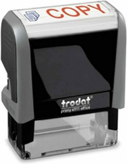 Trodat Printy 4911 Ορθογώνια Σφραγίδα Αυτόματη "Κατεχωρήθη" σε Ελληνική Γλώσσα