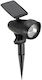 Elmark Spiked Solar Light 0.4W Warm White with Photocell IP44