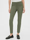 GAP Damen Baumwolle Hose in Enger Passform Khaki