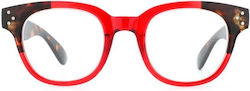 Lunetloop LO933 Acetate Blue Light Blocking Glasses Red