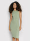 Guess Summer Midi Dress Green