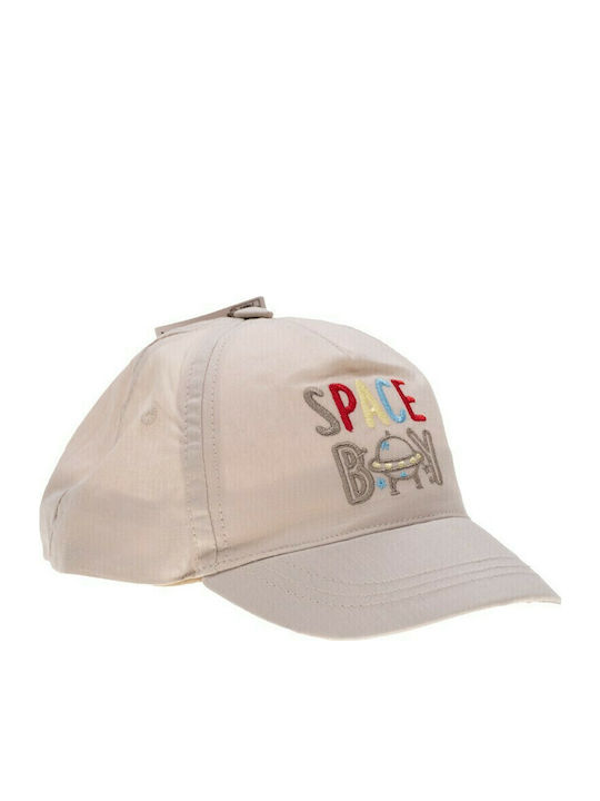 Papillon Kids Kids' Hat Jockey Fabric Beige