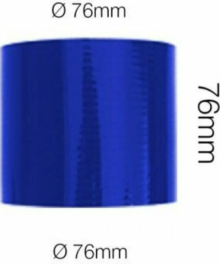 Simoni Racing Air Intake Car Silicone Hose Straight Φ76 Length 76mm Universal Blue