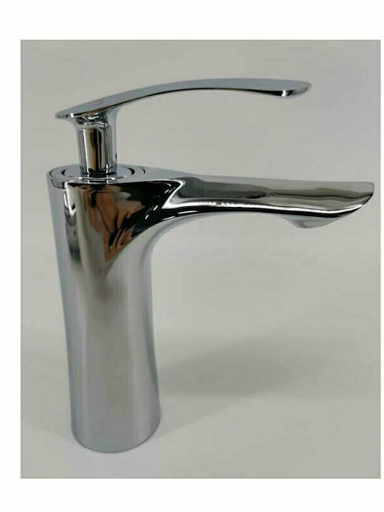 Poly-26 Mixing Sink Faucet Silver