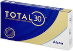 Alcon Total 30 3 Μηνιαίοι Φακοί Επαφής Σιλικόνης Υδρογέλης με UV Προστασία