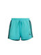 Adidas Kids Athletic Shorts/Bermuda Designed To Move 3-Stripes Turquoise