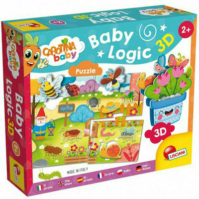 Kids Puzzle Baby Logic 3D for 2++ Years 16pcs Lisciani Giochi