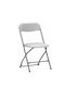 Catering Chair Metallic Sam White 50x45x80cm