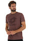 T-shirt Μπορντό