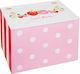 Cutie Botez Căpșunițe din Lemn 45x33x30εκ.