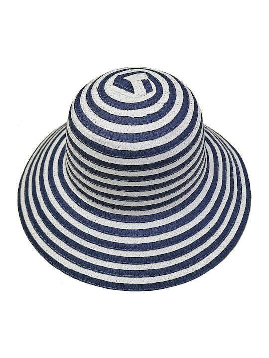 Summertiempo Дамска Сламена Шапка Cloche Синя