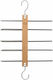 5Five Foldable Metallic Clothes Hanger for Pants Silver
