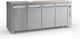 Inox Dobros Ψυγείο Πάγκος χωρίς Μοτέρ Υ87xΠ195xΒ60cm