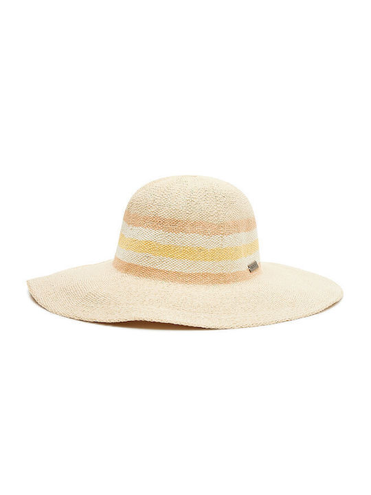 Roxy Wicker Women's Floppy Hat Colors Of Sunset Natural