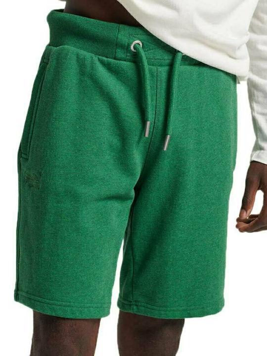 Superdry Ovin Αθλητική Ανδρική Βερμούδα Πράσινη