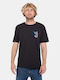 Hurley Herren T-Shirt Kurzarm Schwarz