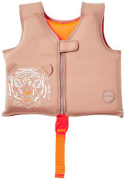 Sunnylife Kinder-Schwimmweste Neopren Beige Tully The Tiger