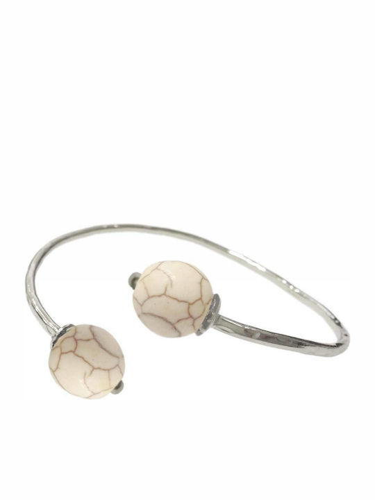 Tatu Moyo Damen Armband Handschellen aus Silber