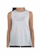 Russell Athletic Women's Athletic Blouse Sleeveless White