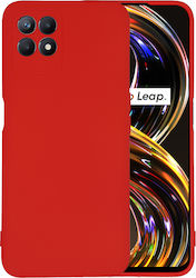 Sonique Back Cover Σιλικόνης Κόκκινο (Realme 8i)