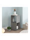 Grey Concrete Bookcase 34.5x34.5x75.5cm