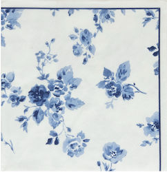 Blueprint China Rose Șervețele de petrecere 33x33cm. Albe 20buc