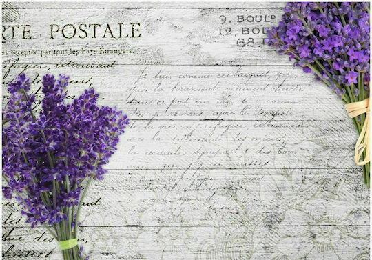 Selbstklebend Fototapete Lavender postcard Flieder L343xB245cm