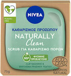 Nivea Naturally Clean Απολεπιστικό Σαπούνι Προσώπου Green Tree 75gr