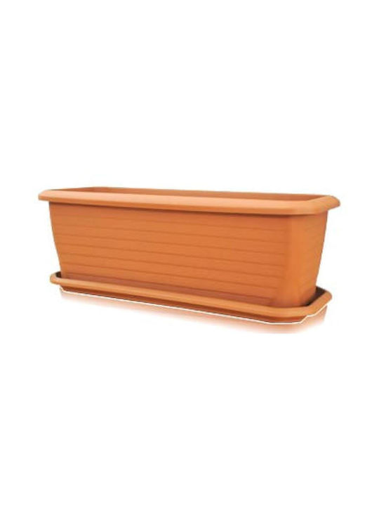 Viosarp 523 Planter Box 75x25cm în Culoare Maro No523