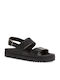 Tamaris Damen Flache Sandalen in Schwarz Farbe