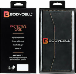 Bodycell PU Leather Brieftasche Synthetisches Leder Schwarz (Huawei Nova 8i) 04-00355