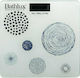 Bathlux Digitale Badezimmerwaage 180kg Weiße Circles 90302
