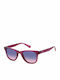 Polaroid Unisex Sunglasses with Purple Plastic Frame and Purple Gradient Polarized Lens PLD1016/S/NEW QHO/XW